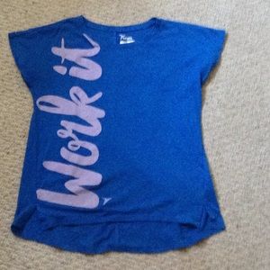 Blue active shirt